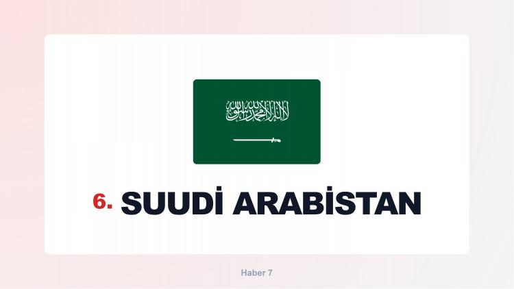 <p><span style="color:#B22222"><strong>SUUDİ ARABİSTAN</strong></span></p>
