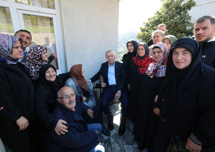 <p>Erdoğan, Rize programının 2'nci gününde ziyaretlerini sürdürdü. </p>