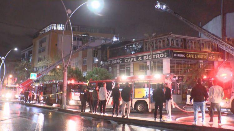 <p>Polis yangınla ilgili inceleme başlattı. </p>
