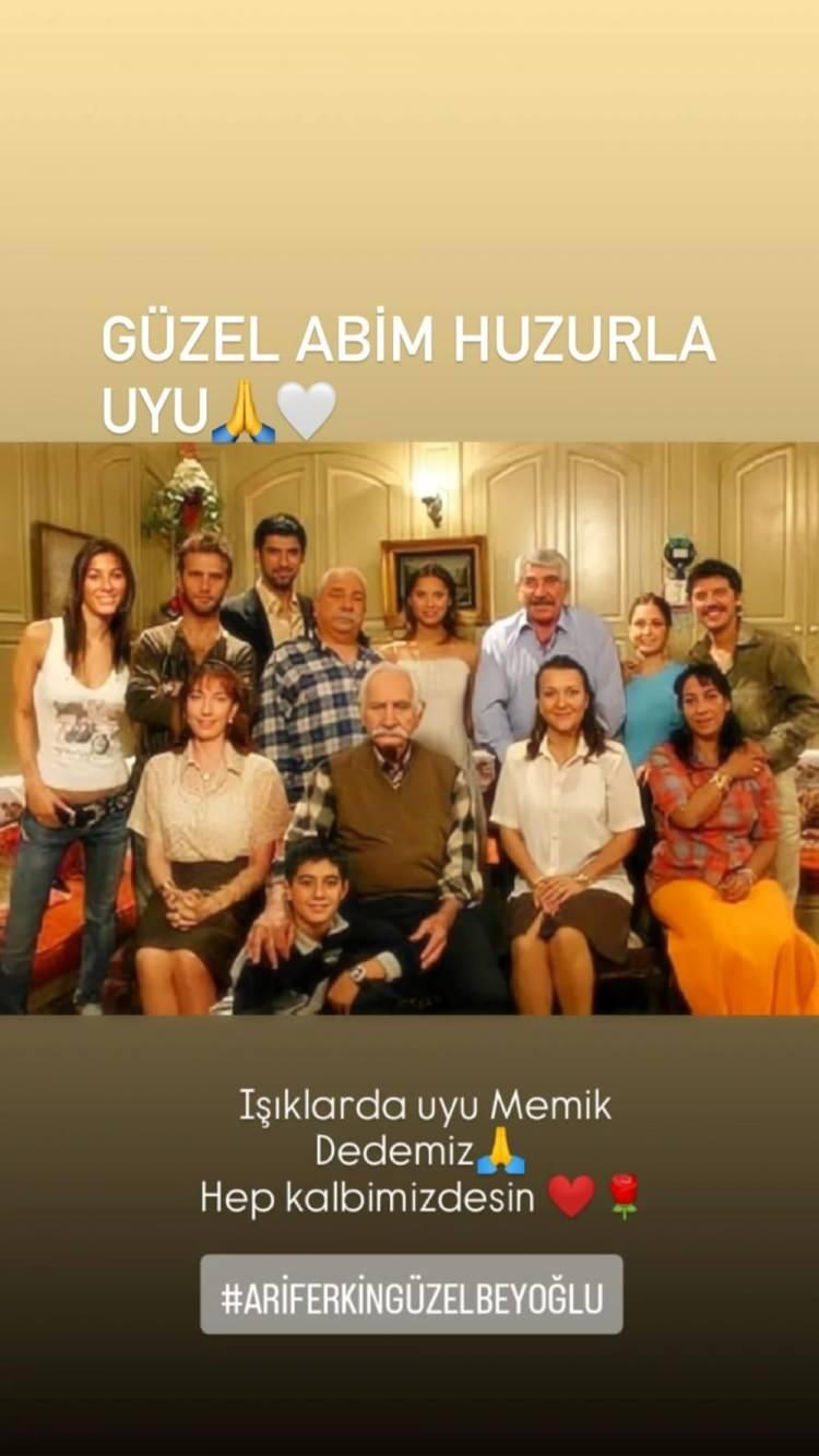 <p>SUMRU YAVRUCUK<br />
Yabancı Damat'ın Feride'si Sumru Yavrucuk ise "Güzel abim huzurla uyu" diye veda etti.</p>
