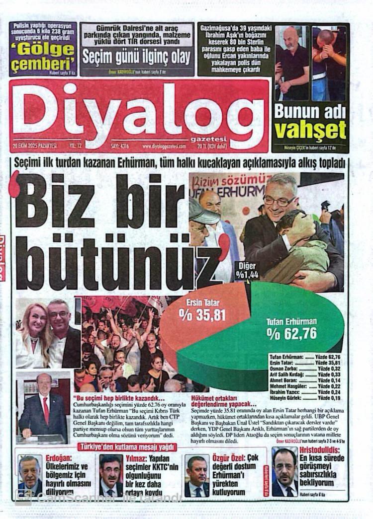 <p><strong>Diyalog gazetesi: </strong>Biz bir bütünüz</p>