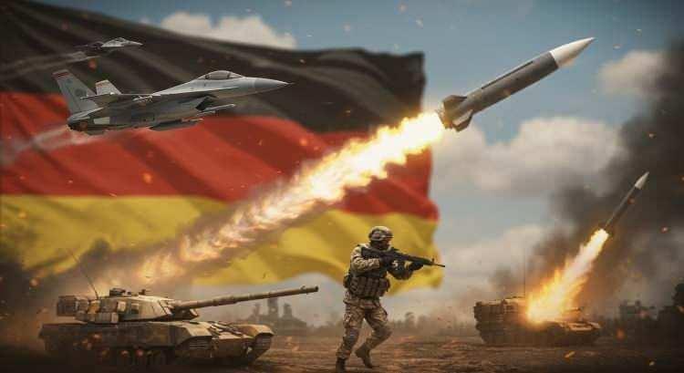 <p><span style="color:#B22222"><strong>9)&nbsp; ALMANYA</strong></span></p>

<p>&nbsp;</p>

<p>Avrupa&rsquo;nın en b&uuml;y&uuml;k ekonomisi ve artan savunma harcamaları ile askeri g&uuml;c&uuml;n&uuml; yeniden inşa ediyor.</p>
