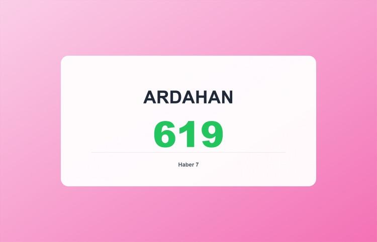 <p><span style="color:#B22222"><strong>ARDAHAN</strong></span></p>
