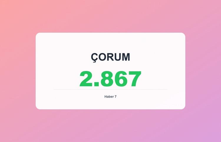 <p><span style="color:#B22222"><strong>ÇORUM</strong></span></p>
