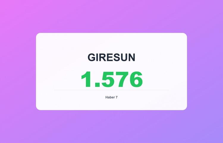 <p><span style="color:#B22222"><strong>GİRESUN</strong></span></p>
