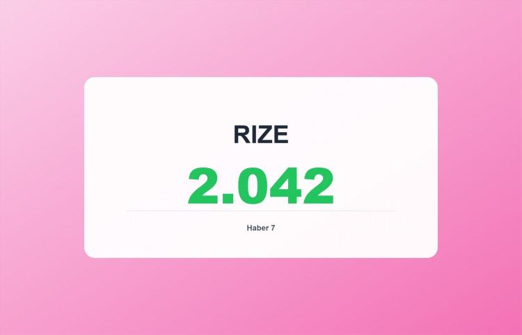 <p><span style="color:#B22222"><strong>RİZE</strong></span></p>
