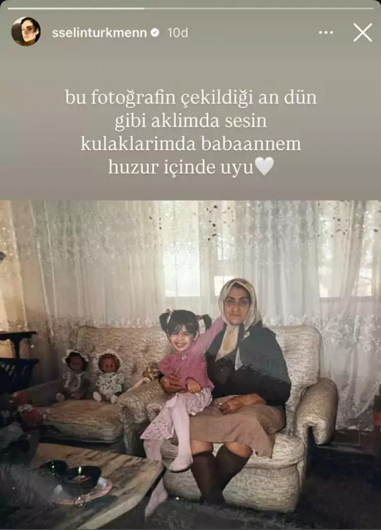 <p><span style="color:#800080"><strong><em>"Bu fotoğrafın &ccedil;ekildiği an d&uuml;n gibi aklımda, sesin kulaklarımda... Babaannem, huzur i&ccedil;inde uyu."</em></strong></span></p>

