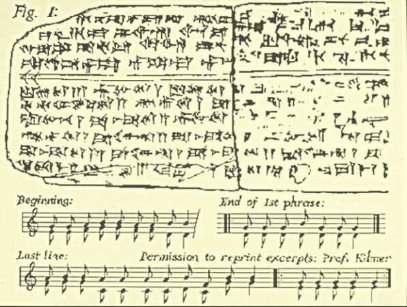 <p>Profesör Kilmer’a göre, tabletteki melodiler, yazıldığı dönemde, dokuz telli, lir ya da arp ile çalınmıştı. </p>
