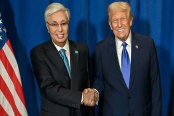 <p>Kazakistan'ın Abraham Anlaşmaları'na resmen katılmayı kabul ettiğini ve imza töreninin kısa sürede yapılacağını kaydeden Trump, Kazakistan Cumhurbaşkanı Tokayev'e teşekkür etti.</p>

<p> </p>
