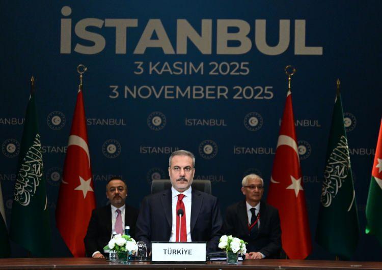 <p>Dışişleri Bakanı Hakan Fidan'ın ev sahipliğinde İstanbul'da düzenlenen Gazze konulu toplantı başladı.</p>
