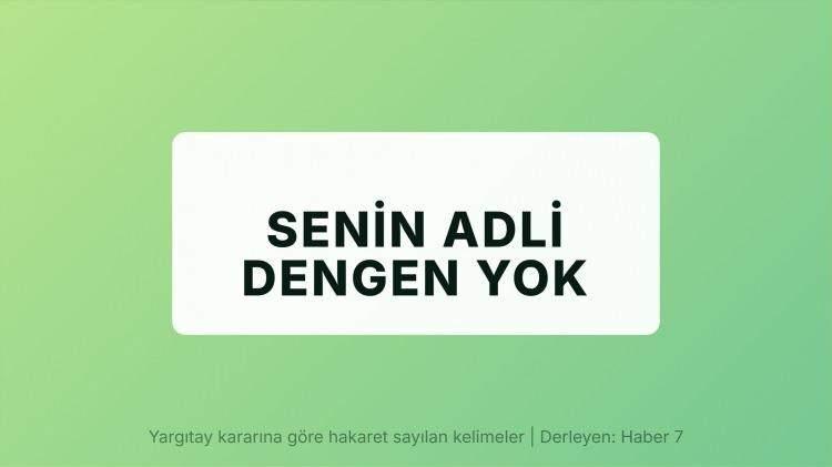 <p><span style="color:#B22222"><strong>SENİN ADLİ DENGEN YOK</strong></span></p>

<p>&nbsp;</p>
