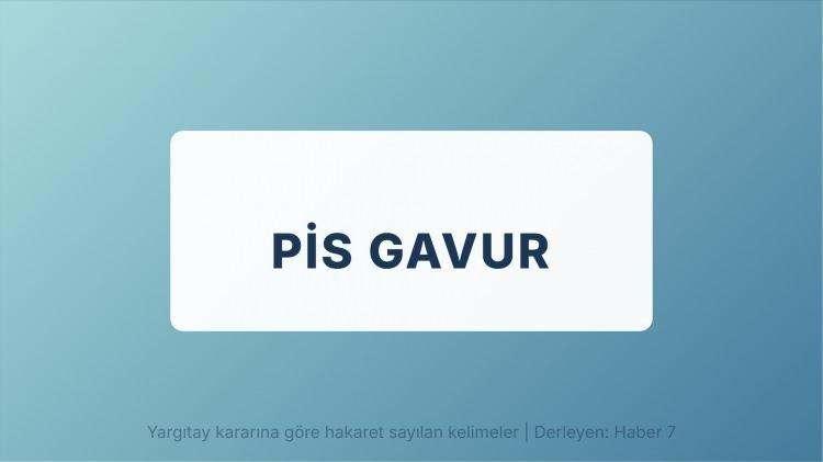 <p><span style="color:#B22222"><strong>PİS GAVUR</strong></span></p>
