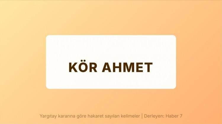 <p><span style="color:#B22222"><strong>K&Ouml;R AHMET</strong></span></p>
