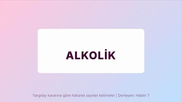 <p><span style="color:#B22222"><strong>ALKOLİK</strong></span></p>
