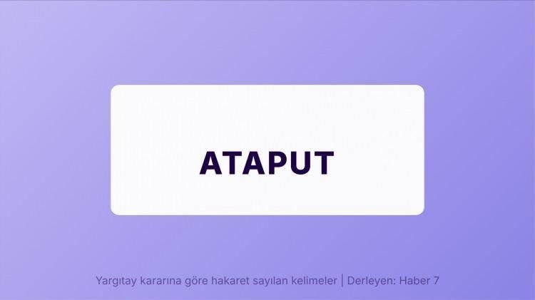 <p><span style="color:#B22222"><strong>ATAPUT</strong></span></p>
