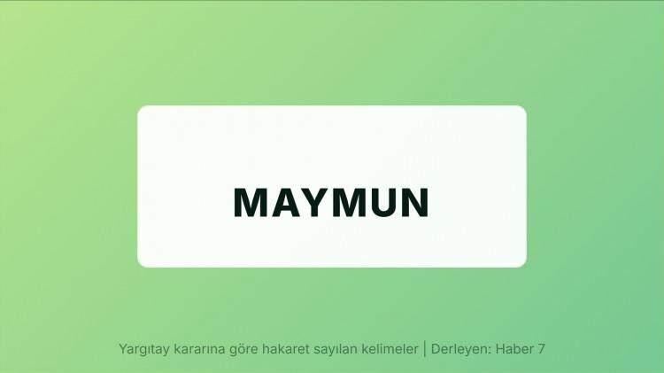 <p><span style="color:#B22222"><strong>MAYMUN</strong></span></p>
