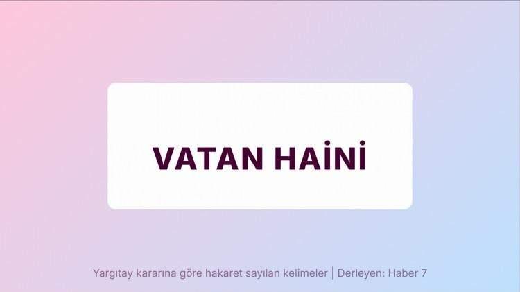 <p><span style="color:#B22222"><strong>VATAN HAİNİ</strong></span></p>
