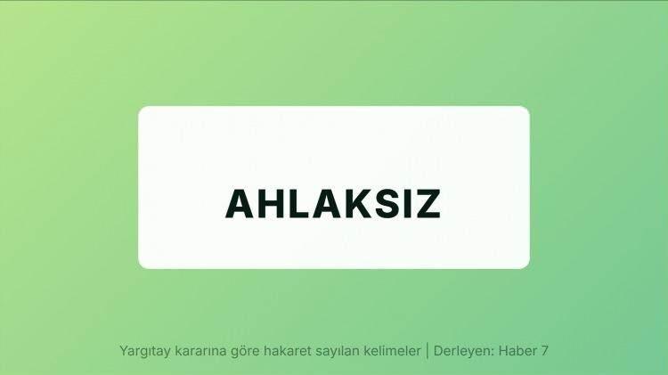 <p><span style="color:#B22222"><strong>AHLAKSIZ</strong></span></p>
