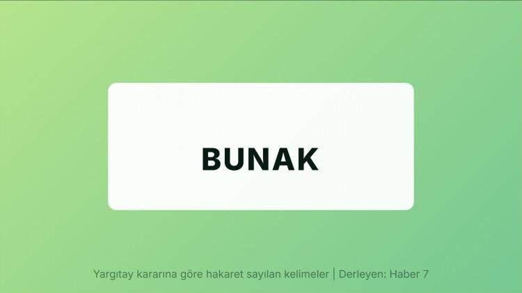 <p><span style="color:#B22222"><strong>BUNAK</strong></span></p>
