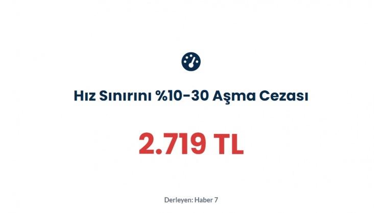 <p><span style="color:#B22222"><strong>HIZ SINIRI 10-30 AŞMA CEZASI</strong></span></p>
