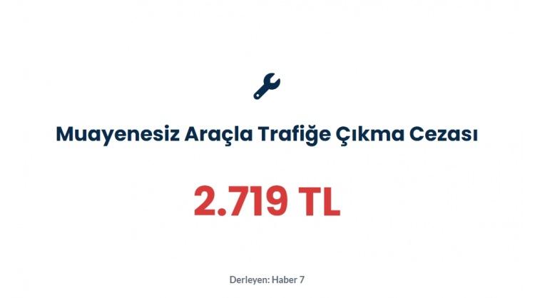 <p><span style="color:#B22222"><strong>MUAYENESİZ ARAÇ TRAFİĞE ÇIKMA CEZASI</strong></span></p>
