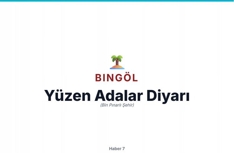 <p><span style="color:#B22222"><strong>BİNGÖL</strong></span></p>
