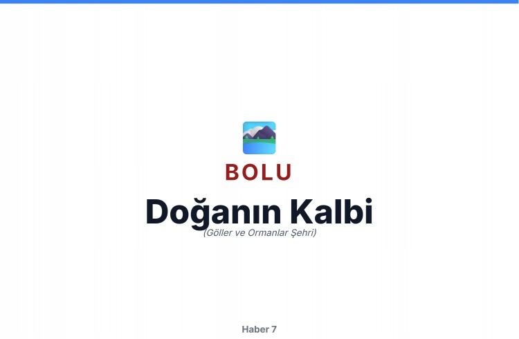 <p><span style="color:#B22222"><strong>BOLU</strong></span></p>
