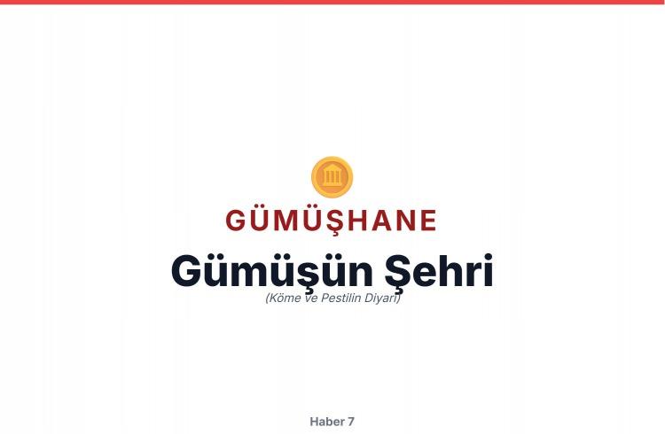 <p><span style="color:#B22222"><strong>GÜMÜŞHANE</strong></span></p>
