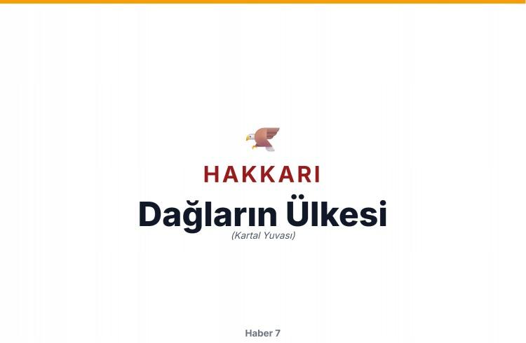 <p><span style="color:#B22222"><strong>HAKKARİ</strong></span></p>
