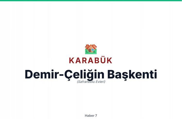 <p><span style="color:#B22222"><strong>KARABÜK</strong></span></p>
