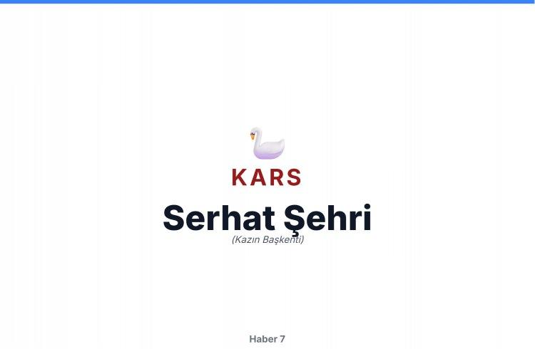 <p><span style="color:#B22222"><strong>KARS</strong></span></p>
