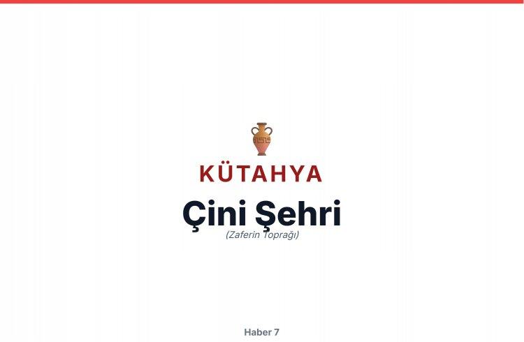 <p><span style="color:#B22222"><strong>KÜTAHYA</strong></span></p>
