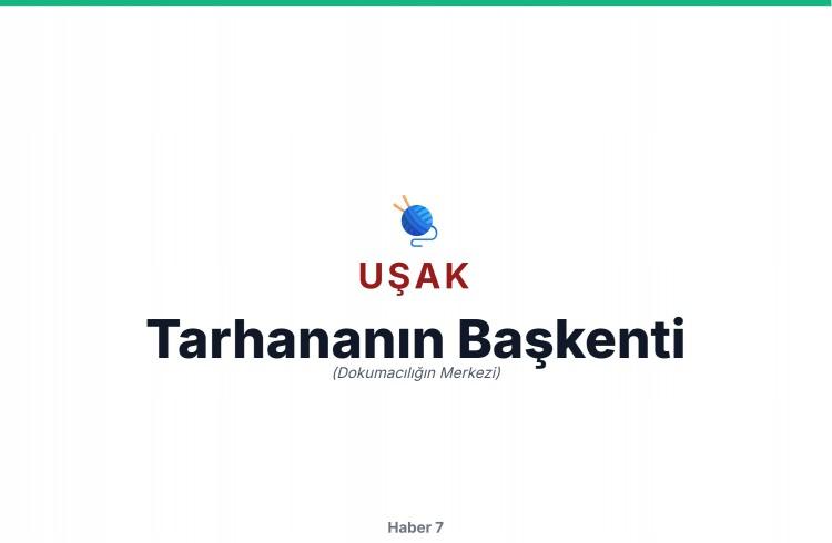 <p><span style="color:#B22222"><strong>UŞAK</strong></span></p>
