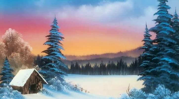 <p><span style="color:#B22222"><strong>ÜÇ TABLO REKOR FİYATA SATILDI</strong></span></p>

<p><strong>Açık artırmada ünlü sanatçının 1993 yılında “The Joy of Painting” (Resim Sevinci) adlı programında tamamen canlı yayında yaptığı "Winter’s Peace" (Kış Huzuru) isimli tablosu, telefonla katılan bir alıcı tarafından 318 bin dolara satın alındı.</strong></p>

<p><span style="color:#0000FF"><strong>GÖRSELDEKİ TEMSİLİ TABLO:</strong></span></p>

<p><span style="color:#0000FF"><strong>"Winter’s Peace"/Kış Huzuru)</strong></span></p>
