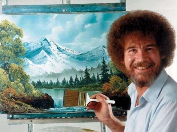 <p><strong>Bir döneme damga vuran 'The Joy of Painting' (Resim Sevinci) programıyla milyonları ekran başına kilitleyen ünlü sanat eğitmeni ve ressam Bob Ross, "Belki şurada küçük mutlu bir ağaç vardır" sözüyle hepimizin kalbine dokunmuştu.</strong></p>
