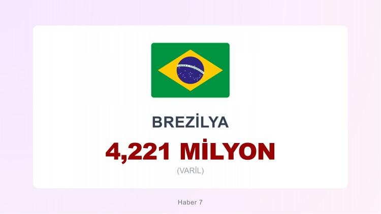 <p><span style="color:#B22222"><strong>8)&nbsp; BREZİLYA</strong></span></p>
