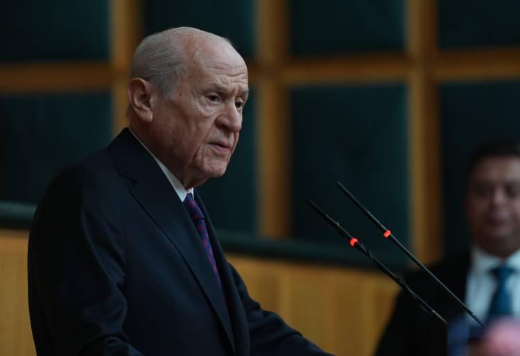 <p><span style="color:rgb(67, 67, 67)">Milliyetçi Hareket Partisi (MHP) Genel Başkanı Devlet Bahçeli, partisinin TBMM Grup Toplantısı'na katılarak konuşma yaptı.</span></p>
