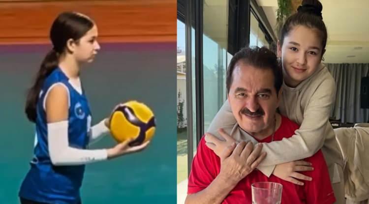 İbrahim Tatlıses'in 'altın ufağı' Elif Ada voleybol takımında! Pozları yorum yağmuruna tutuldu