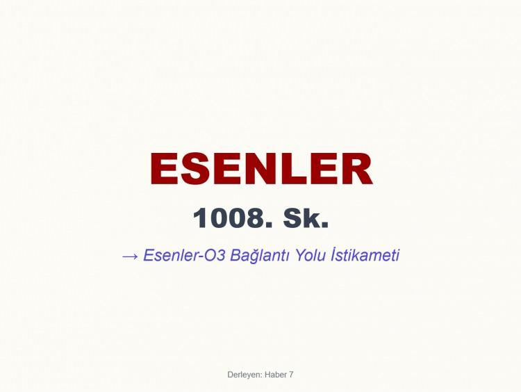 <p><span style="color:#B22222"><strong>ESENLER</strong></span></p>
