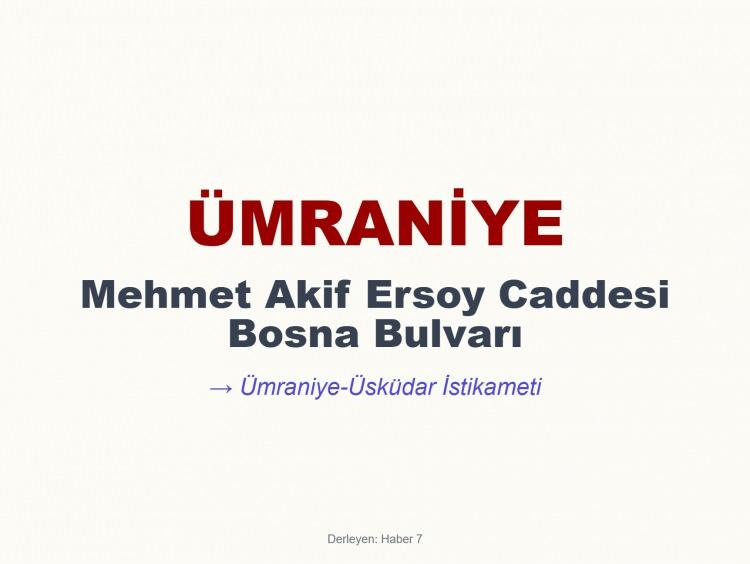 <p><span style="color:#B22222"><strong>&Uuml;MRANİYE</strong></span></p>

