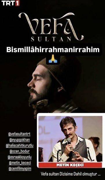 <p><span style="color:#FF0000"><strong>MÜJDELİ HABER VERMİŞTİ</strong></span></p>

<p><strong>Yürek burkan açıklamalardan kısa bir süre sonra ünlü oyuncudan müjdeli haber geldi. Keçeci, TRT1 ekranlarında yayınlanan "Vefa Sultan" dizisinin kadrosuna katıldığını duyurarak hayranlarını sevindirdi.</strong></p>
