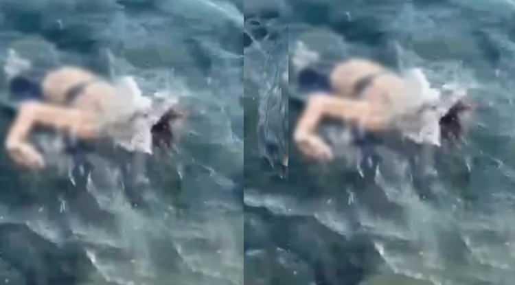 <p><strong>Uzun uğraşların sonucunda telefonunu suyun içinde bulan ünlü isim, o anları sosyal medya hesabında paylaştı.</strong></p>
