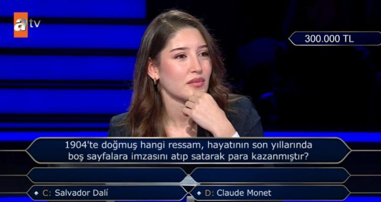 <p><strong>Yarı yarıya joker hakkını kullanan yarışmacı, 2 yanlış seçeneğini eledi.</strong></p>
