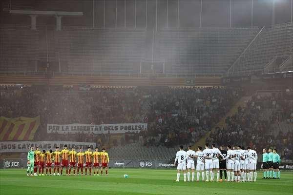 <p>Filistin Milli Futbol Takımı, İspanya'nın kuzey doğusundaki Katalonya bölgesel takımı ile dostluk maçı yaptı.</p>
