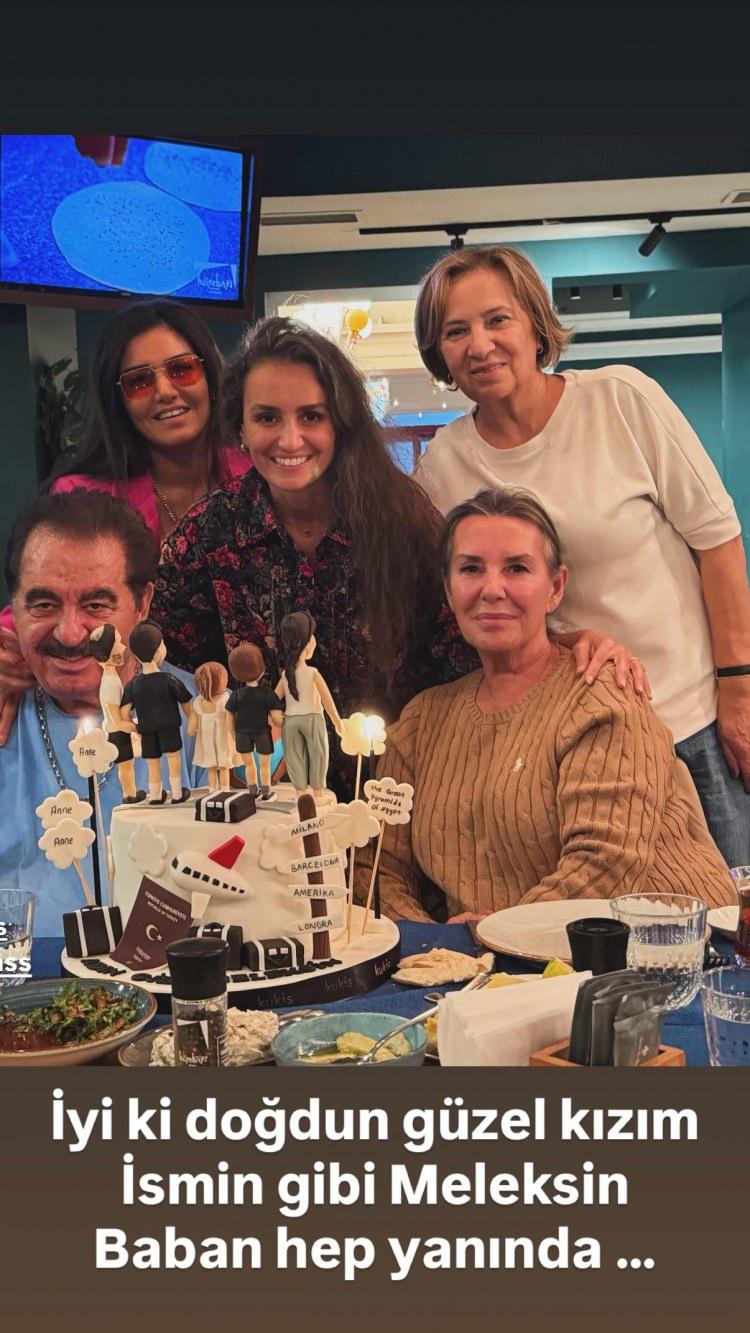 <p>Doğum günü kutlaması için eski eşi <strong>Perihan Savaş</strong> ile bir araya gelen <strong>İbrahim Tatlıses</strong>, ailece çekildikleri fotoğrafı sosyal medya hesabından paylaşarak takipçileri ile paylaştı. </p>
