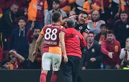 <p><strong>60. dakikada Thalisson'un oyundan atıldığı pozisyonda karar doğru mu?</strong><br />
<br />
Bahattin Duran: Kontrolsüz hareket. Benim için net, hakem için de öyle. Çok net ikinci sarı kart.<br />
<br />
Deniz Çoban: Ben de ikinci sarı kartın doğru olduğunu düşünüyorum. Oyuncu kontrolsüz şekilde kayıyor. Net bir sarı kart.<br />
<br />
Bülent Yıldırım: İkinci sarı kartta hiçbir şüphe yok.​<br />
 </p>
