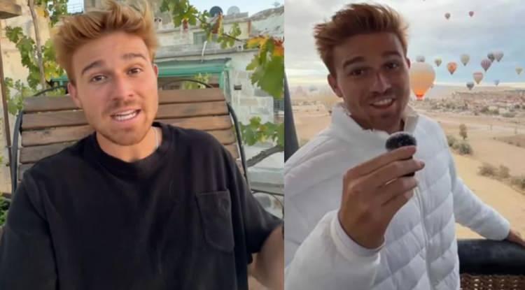 Ünlü fenomen Kaz Sawyer Kapadokya’yı karış karış gezdi: Mutfağa girip yemek bile yaptı!