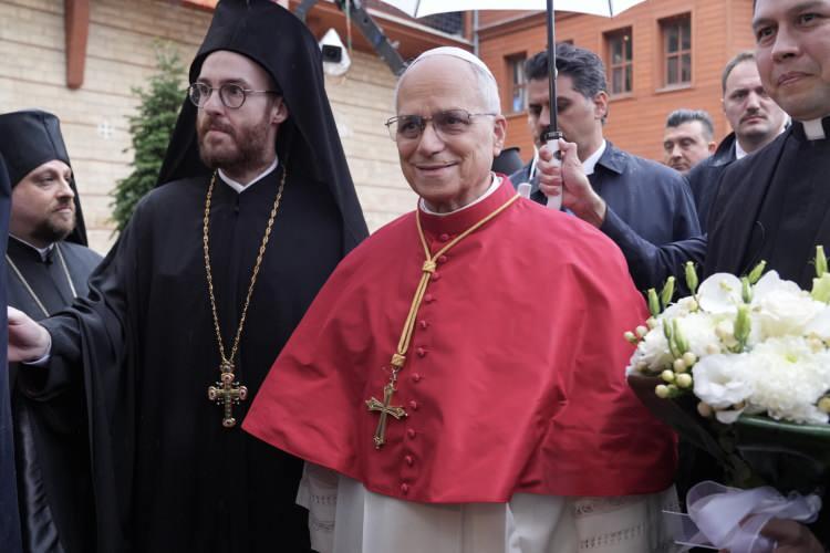 <p>Papa'nın bugünkü programı İstanbul'da devam etti. </p>
