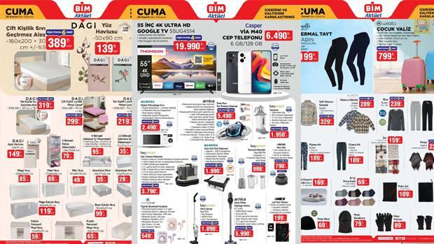 <p>BİM, Kasım ayının son haftasında müşterilerini yine uygun fiyatlarla buluşturuyor. Bu hafta iki ayrı aktüel katalog yayınlandı: 25 Kasım Salı ve 28 Kasım Cuma günleri mağazalarda yerini alacak indirimli ürünler, gıda, temizlik, kişisel bakım, tekstil ve elektronik kategorilerinde çok sayıda cazip fırsatı içeriyor. İşte Bu Cuma BİM'de yer alacak aktüel ürünler kataloğu ve daha fazlası...</p>

<p> </p>
