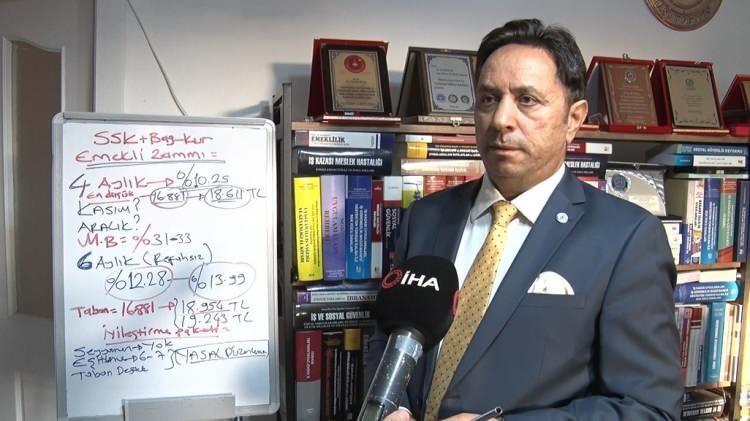 <p>Yeni yılda en düşük emekli ücretlerine ilişkin konuşan Sosyal Güvenlik Başuzmanı İsa Karakaş, "Ocak ayında en az yüzde 12,28 en fazla yüzde 13,99 aralığında bir enflasyon beklentisi bulunmakta" açıklamasında bulundu.</p>

<p> </p>
